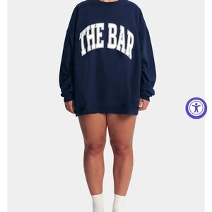 Navy Blue THE BAR Women's Sweatshirt
